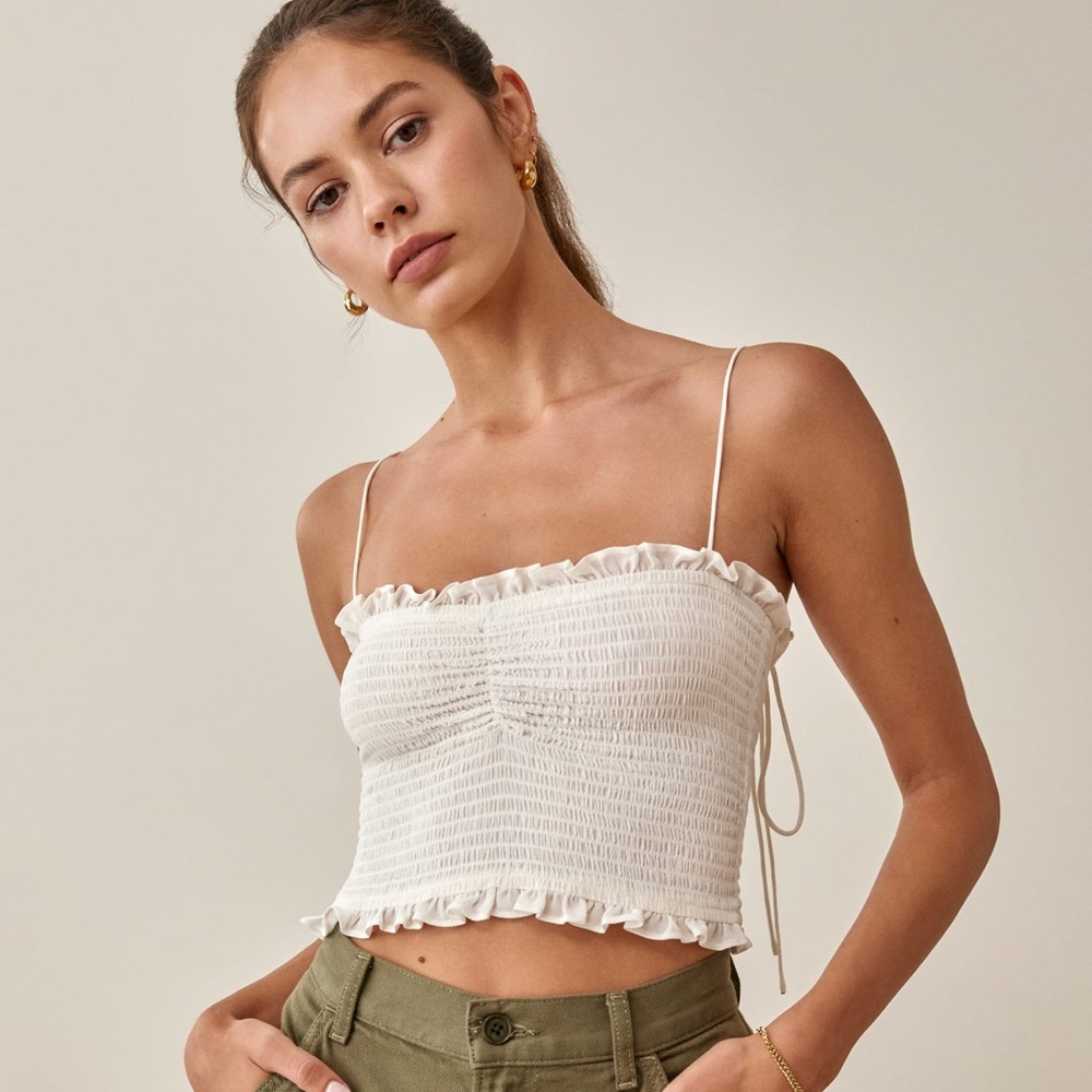 White Crop Top